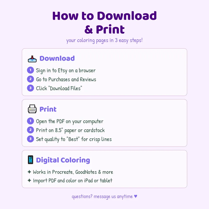 How to download and print your Music Box Worlds coloring pages from MiyoPages in three easy steps